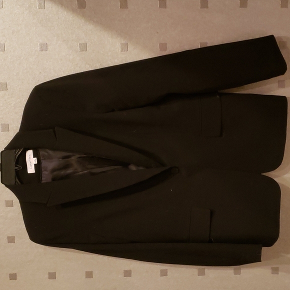 Calvin Klein Black Blazer Size 14 - Picture 2 of 16